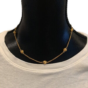 Vintage Avon Gold Tone Knotted Necklace
